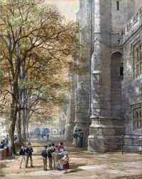 Rayner Louise Ingram A Break From Divisions At Eton College canvas print