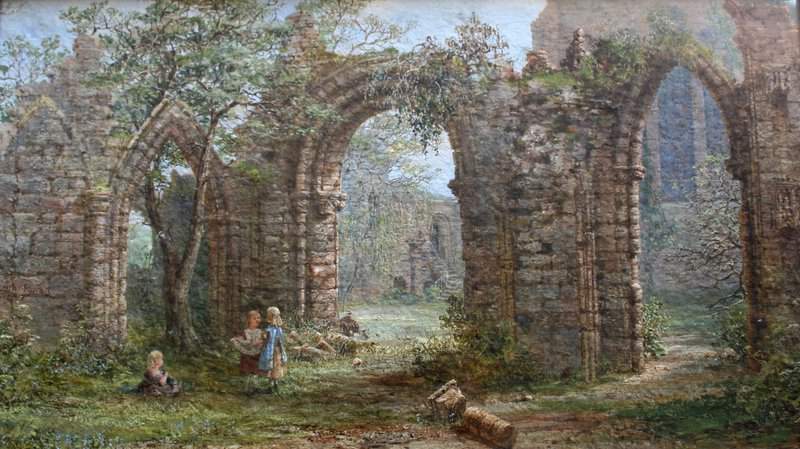 Rayner Louise Ingram Children At St. John S Church Chester canvas print