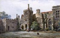 Rayner Louise Ingram Haddon Hall und Kapelle Derbyshire vor Ca. 1890