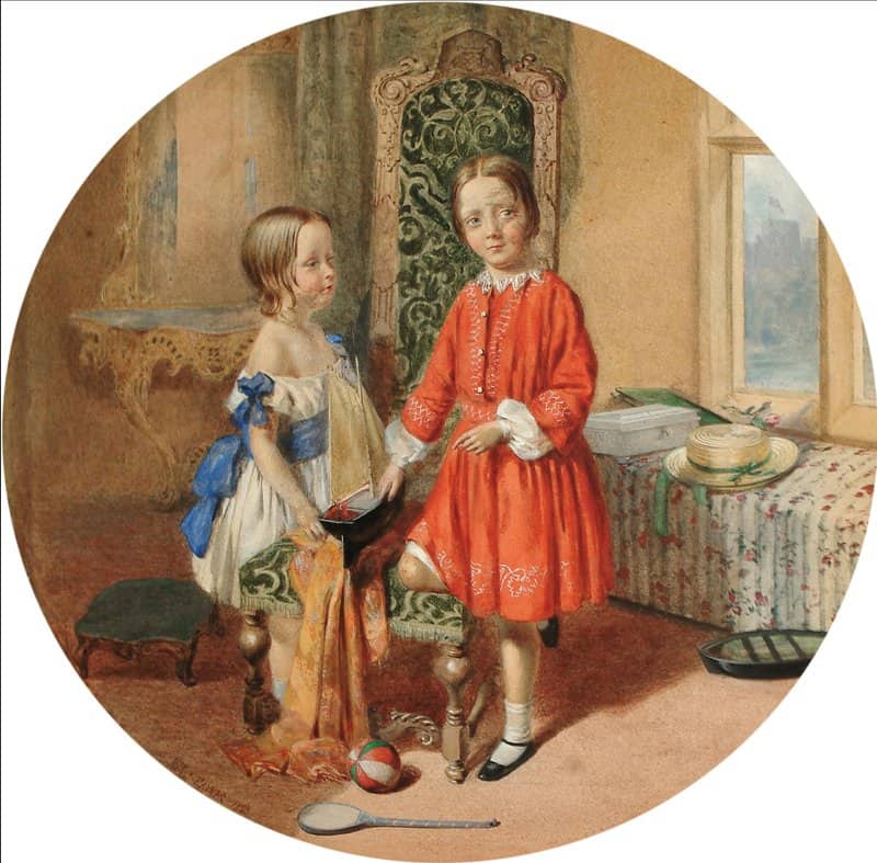 Rayner Louise Ingram Portrait Of The Gloucester Children canvas print