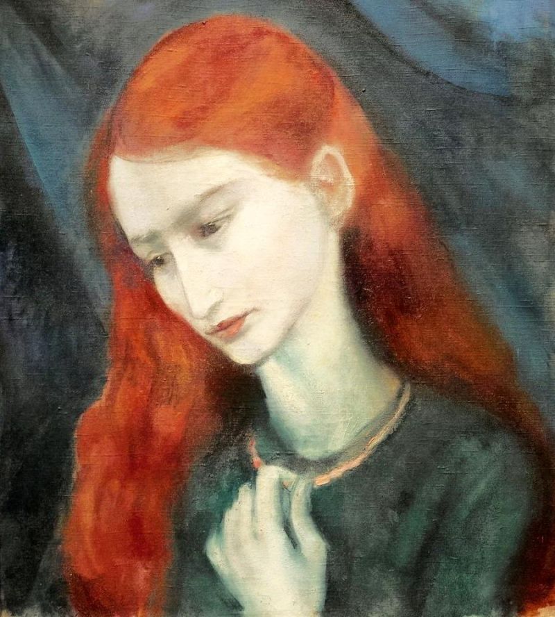 Re E Anita Portrait Of A Girl canvas print