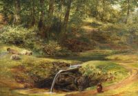 Redgrave Richard A Woodland Glade 1854 canvas print
