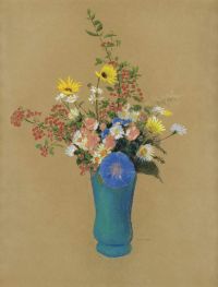 Redon Odilon Bouquet De Fleurs Ca. 1912 16 canvas print