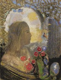 ريدون Odilon امرأة الخصوبة في الزهور