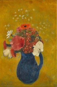 Redon Odilon Vase De Fleurs 1902
