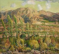 Reiffel Charles Late Afternoon Glow Ca. 1925 canvas print