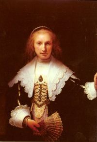 Rembrandt Agatha Bas canvas print