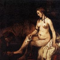 Rembrandt Bathseba in ihrem Bad