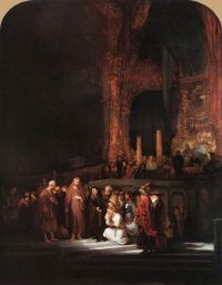 Rembrandt Christus und die Ehebrecherin