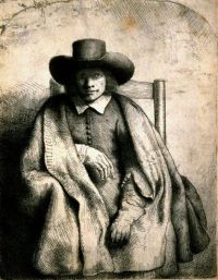 Rembrandt Clement De Jonghe Printseller Sil canvas print