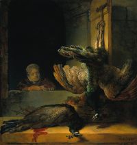 Rembrandt Dead Peacocks canvas print