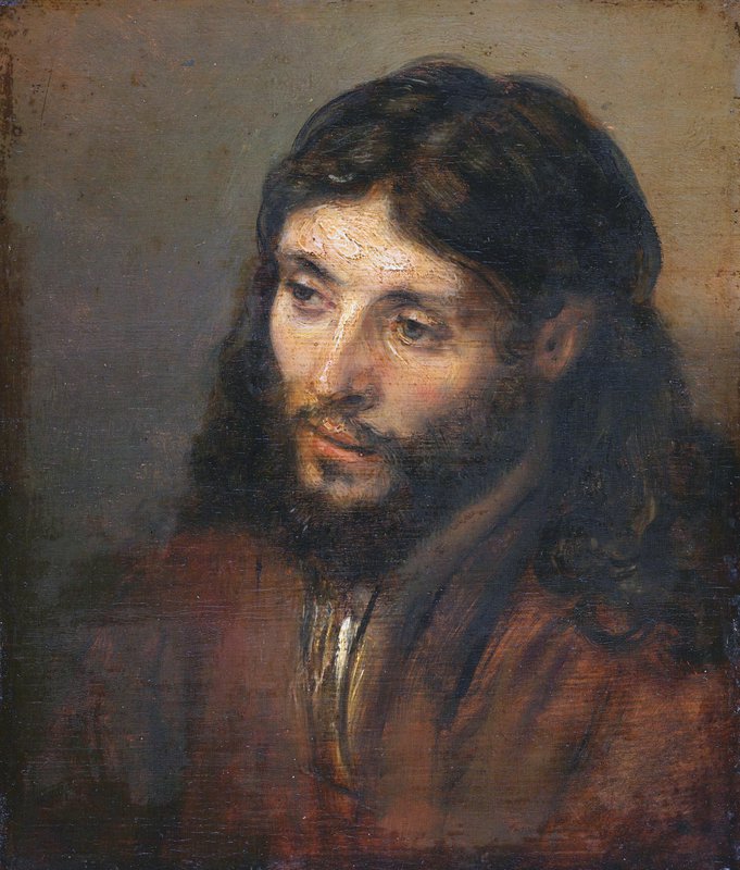 Rembrandt Head Of Christ canvas print