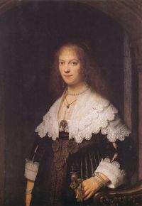Rembrandt Maria Trip canvas print