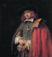 Rembrandt Portrait Of Jean Six canvas print