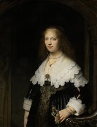 Rembrandt Portrait Of Maria Trip canvas print