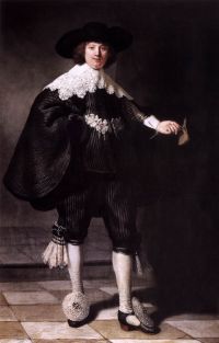 Rembrandt Portrait Of Marten Soolmans canvas print