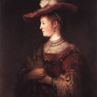Rembrandt Saskia In Pompous Dress