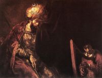 Rembrandt Saul And David canvas print