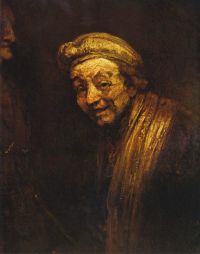 Rembrandt Self-portrait As Zeuxis Laughing canvas print