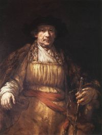 Rembrandt Selbstportrait 1658