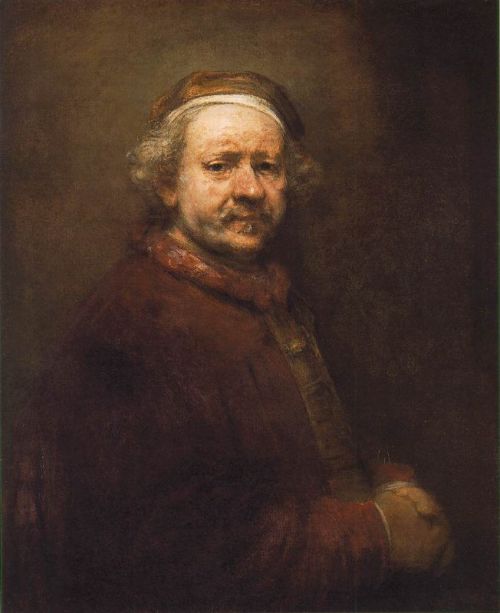 Rembrandt Self Portrait 1669 canvas print