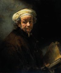Rembrandt Self Portrait As The Apostle St Paul canvas print