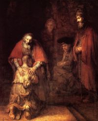 Rembrandt The Return Of The Prodigal Son canvas print