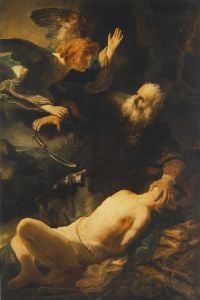 Rembrandt The Sacrifice Of Abraham canvas print