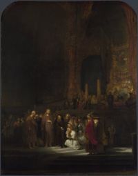 Rembrandt Die Ehebrecherin