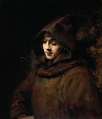 Rembrandt Titus Van Rijn In A Monk-s Habit canvas print