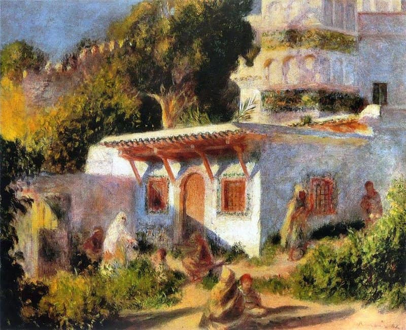 Tableaux sur toile, reproduction de Renoir Mosque In Algiers