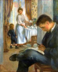 Renoir Pierre Auguste Breakfast At Berneval 1898 canvas print