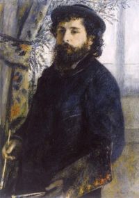 Renoir Pierre Auguste Claude Monet 1875 canvas print