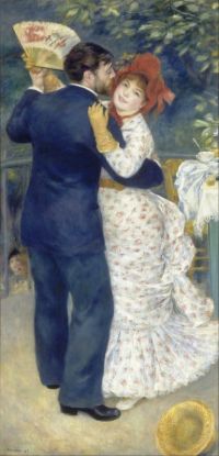 Renoir Pierre Auguste Danse A La Campagne canvas print