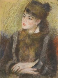 Renoir Pierre Auguste Etude De Femme Ca. 1880 canvas print