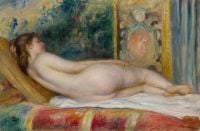Renoir Pierre Auguste Femme Nue Couchee Ca. 1892 canvas print