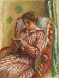 Renoir Pierre Auguste Gabrielle Lisant canvas print