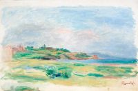 Renoir Pierre Auguste Golfe Mer Falaises Vertes 1895 canvas print
