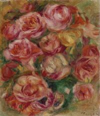 Renoir Pierre Auguste Jete De Roses 1915