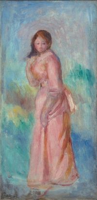 Renoir Pierre Auguste Jeune Fille En Rose 1900
