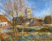 Renoir Pierre Auguste L Eglise A Essoyes Ca. 1890 canvas print