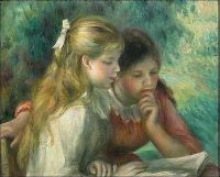 Renoir Pierre Auguste La Lecture Ca. 1892 canvas print