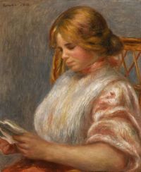 Renoir Pierre Auguste La Liseuse 1904 canvas print