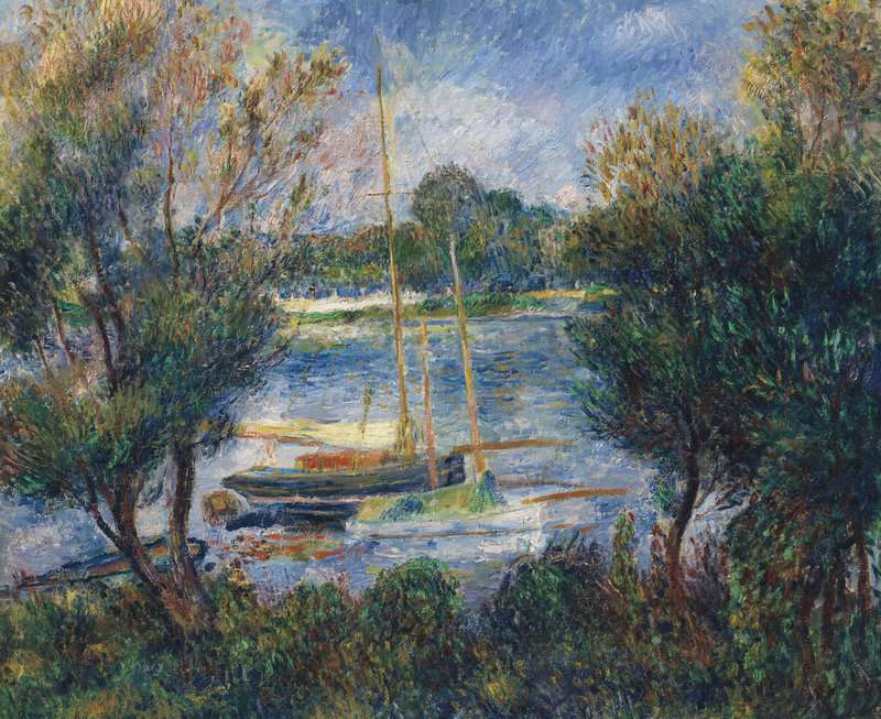 Renoir Pierre Auguste La Seine A Argenteuil 1888 canvas print