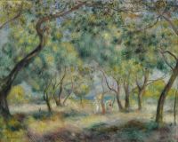 Renoir Pierre Auguste Le Bois De La Chaise Noirmoutier canvas print