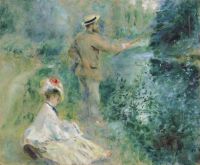 Renoir Pierre Auguste Le Pecheur A La Ligne 1874 canvas print