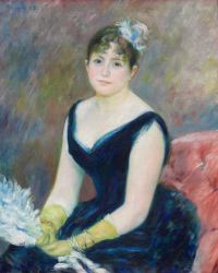 Renoir Pierre Auguste Madame Leon Clapisson 1883 canvas print