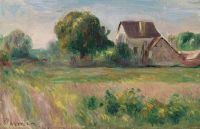 Renoir Pierre Auguste Maisons A Essoyes Ca. 1890 canvas print
