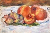 Renoir Pierre Auguste Nature Morte Aux Peches Ca. 1905 canvas print