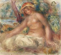 Renoir Pierre Auguste Nu Assis Ca. 1900 02 canvas print